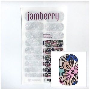 NWT Jamberry Nail Wraps Funky Fresh 22A1 Floral